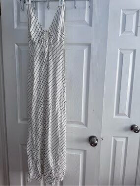 bershka white maxi dress Bershka fluffy knit bardot midi dress in white